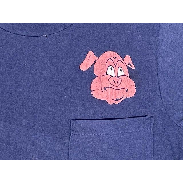 VINTAGE 80's 米国製 TOPHALF ビンテージ Tシャツ ポケT バック