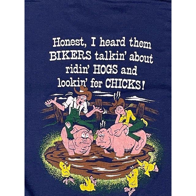 VINTAGE 80's 米国製 TOPHALF ビンテージ Tシャツ ポケT バック