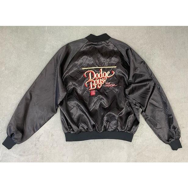 80's 米国製 Horizon ホライゾン ビンテージ ナイロンジャケット ダッジ Dodge Boys アメ車 モーター系 ブラック XL  [la-1403] | VINTAGE | 05
