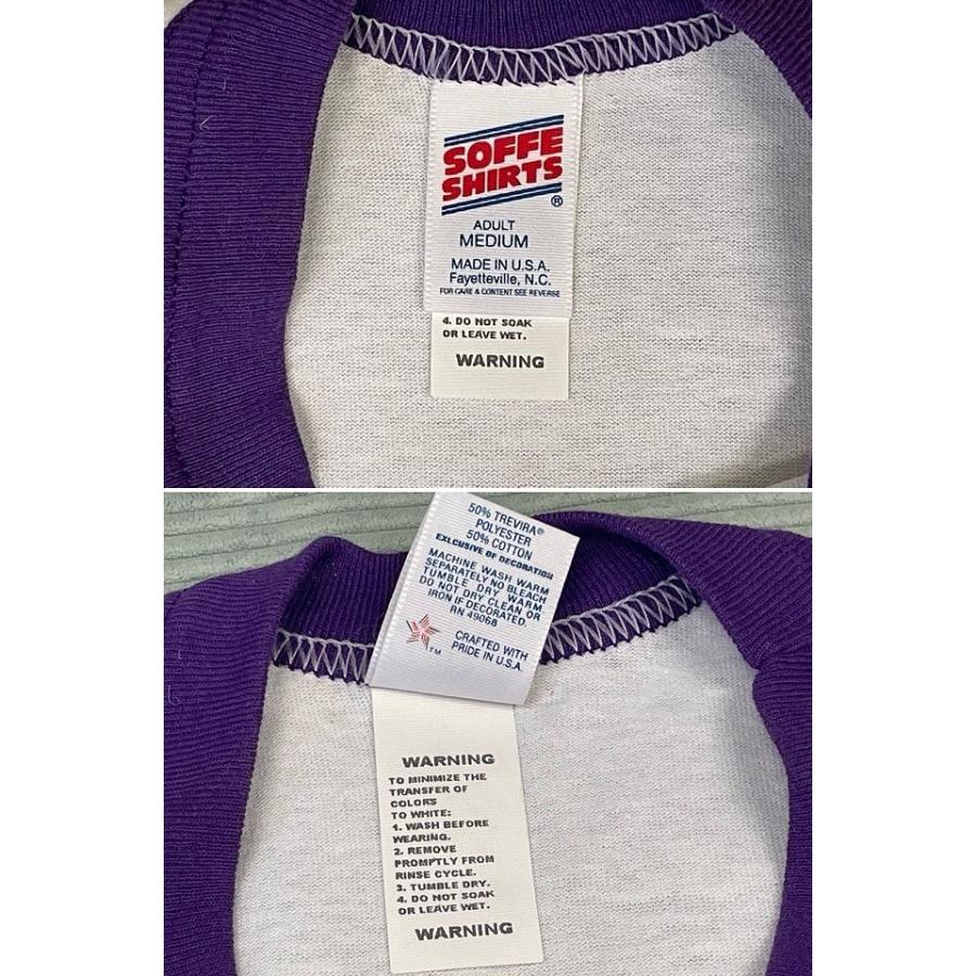 80's 90's 米国製 ソフィー SOFFE SHIRTS コミック SPIDERMAN スパイダーマン グリーンゴブリン ラグランスリーブ Tシャツ  M [la-1409] | SOFFE | 02