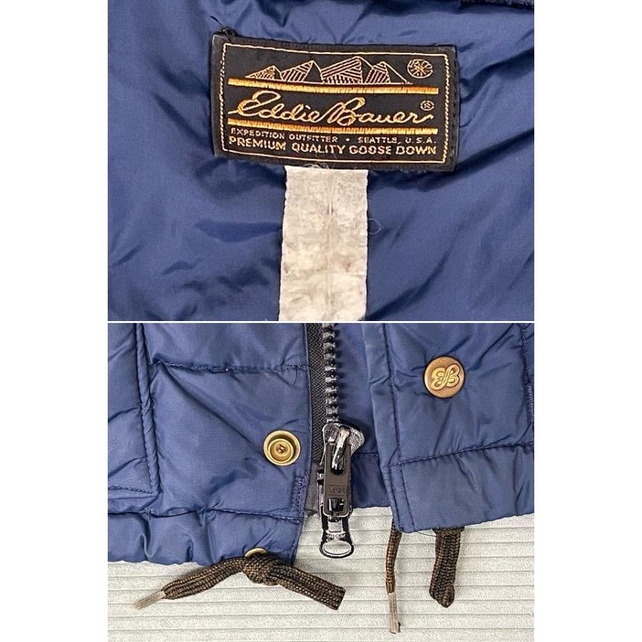 70s 80s ビンテージ エディーバウアー デニム ダウン ジャケット 黒タグ Eddie Bauer 70's 80's 黒タグ エディーバウアー ビンテージ ダウン