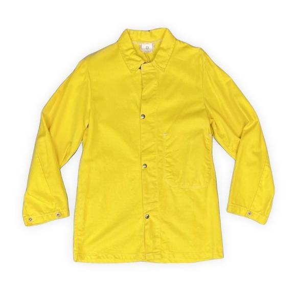 70's 米国製 RN14352 ユニオンチケット ビンテージ ワークコート ファイヤーマン FLAME RETARDANT TREATED イエロー S [la-1443] | MADE IN USA