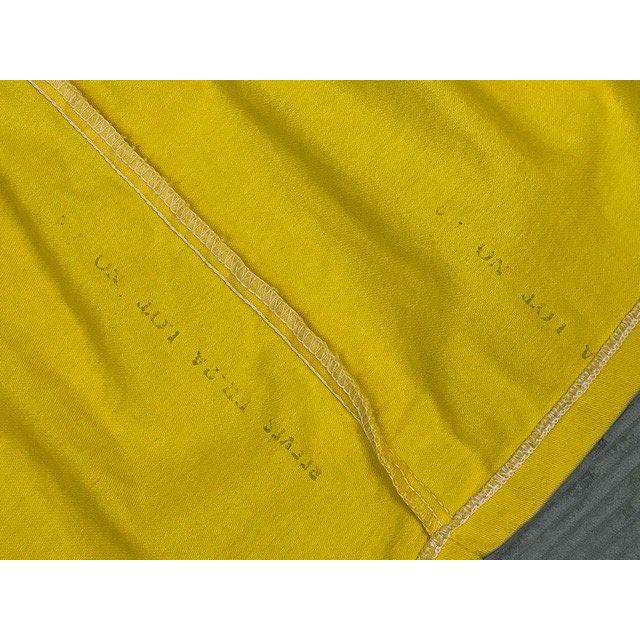 70's 米国製 RN14352 ユニオンチケット ビンテージ ワークコート ファイヤーマン FLAME RETARDANT TREATED イエロー S [la-1443] | MADE IN USA | 06