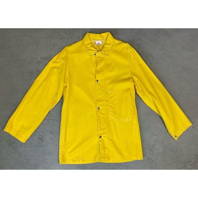 70's 米国製 RN14352 ユニオンチケット ビンテージ ワークコート ファイヤーマン FLAME RETARDANT TREATED イエロー S [la-1443] | MADE IN USA | 08