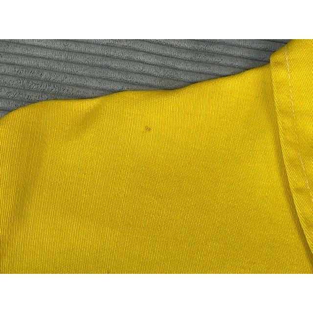 70's 米国製 RN14352 ユニオンチケット ビンテージ ワークコート ファイヤーマン FLAME RETARDANT TREATED イエロー S [la-1443] | MADE IN USA | 05