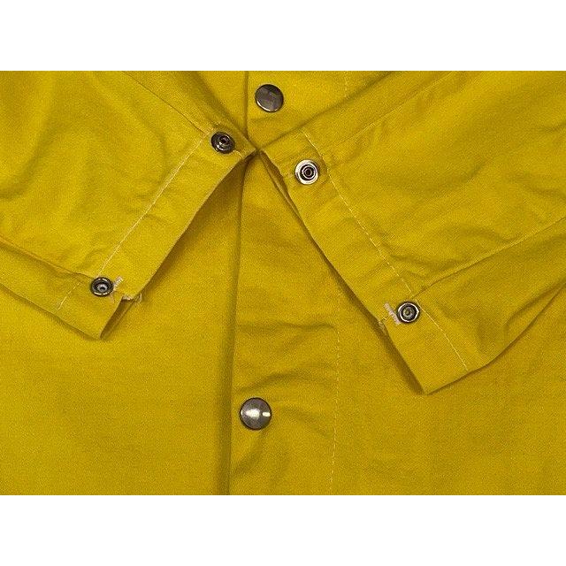 70's 米国製 RN14352 ユニオンチケット ビンテージ ワークコート ファイヤーマン FLAME RETARDANT TREATED イエロー S [la-1443] | MADE IN USA | 04