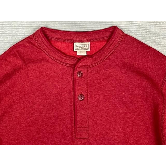 L.L.Bean（エルエルビーン） カナダ製 2レイヤー ヘンリーネック 
