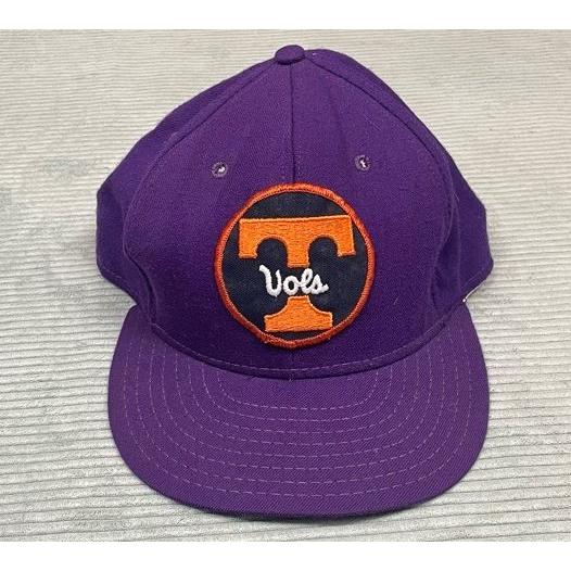 80's 米国製 AJD ビンテージ カレッジ ベースボール キャップ 帽子 テネシー大学 Tennessee Vols パープル スナップバック [la-1485] | MADE IN USA | 03