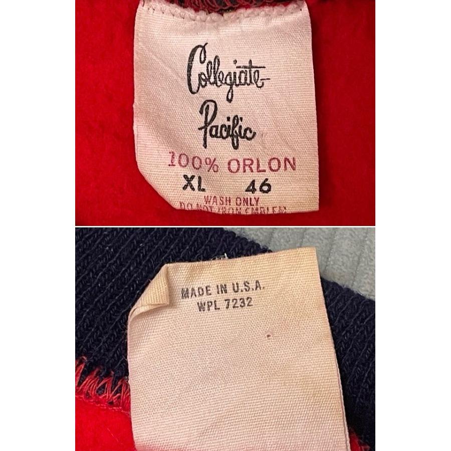 〜80’s Collegiate Pacific USA製 北テキサス大学 XL Collegiate Pacific（カレッジエイトパシフィック） 60's 70's 米国製
