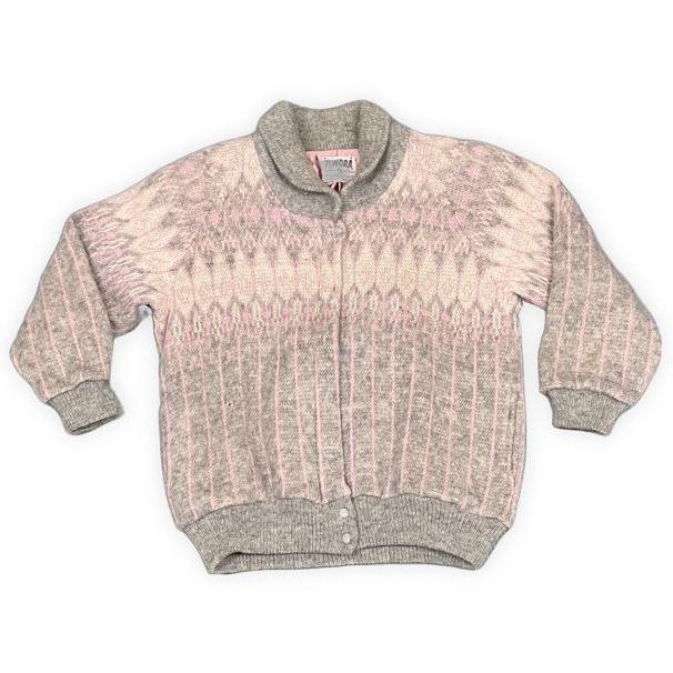 VINTAGE 80's カナダ製 ツンドラ TUNDRA ウール100% ニットジャケット