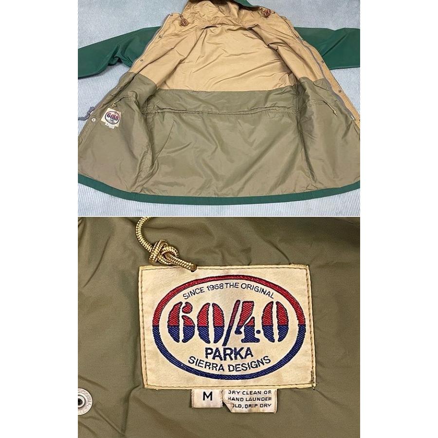 70’s 初期 米国製 MADE IN USA オールド シェラデザイン SIERRA DESIGNS マウンテンパーカー マンパ グリーン 緑 M [la-1516] | SIERRA DESIGNS | 02