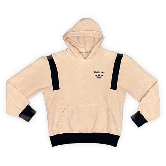 70's 80's ブラジル製 ビンテージ アディダス adidas スウェット パーカー フーディ JOGGING レディース10  [la-1524] | adidas
