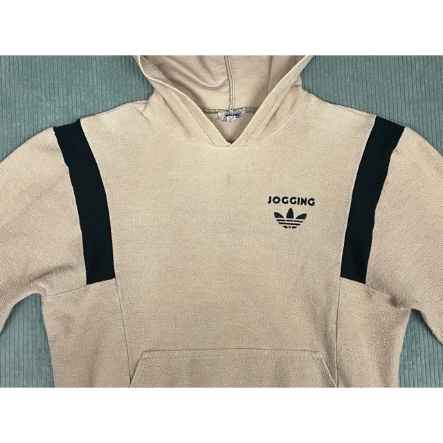 70's 80's ブラジル製 ビンテージ アディダス adidas スウェット パーカー フーディ JOGGING レディース10  [la-1524] | adidas | 01