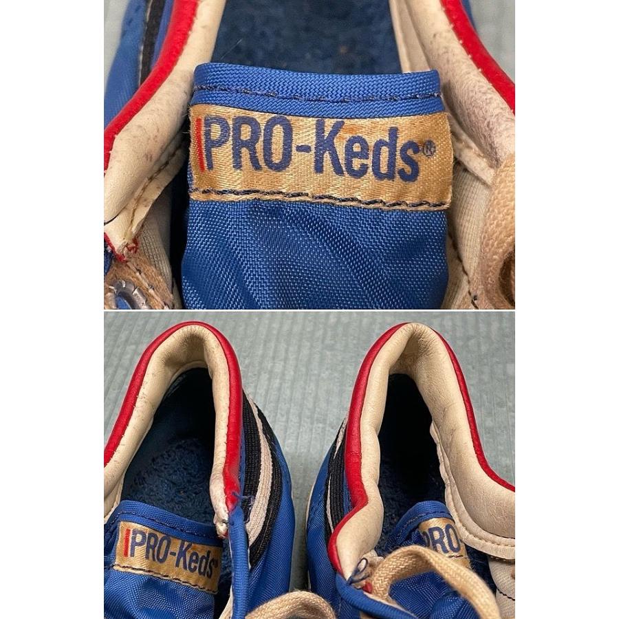 70's 80's ビンテージ PRO-Keds プロケッズ TIGER タイガー ナイロン ロイヤルブルー 6 24.5 [la-1545] | PRO-Keds | 07