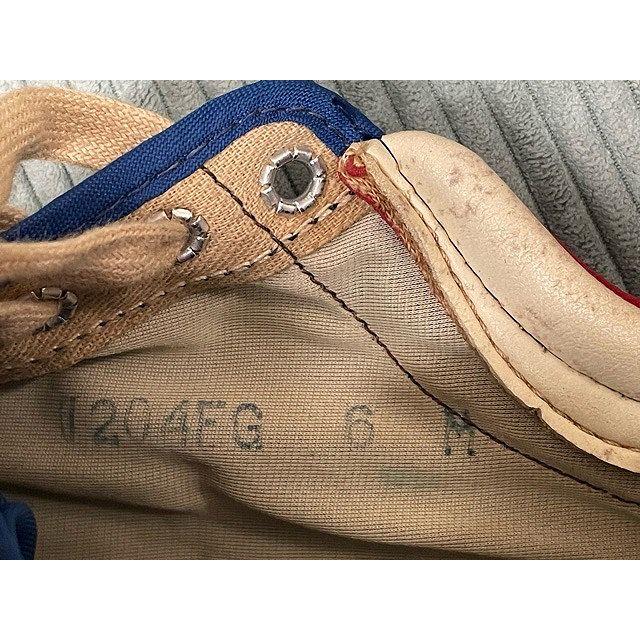 70's 80's ビンテージ PRO-Keds プロケッズ TIGER タイガー ナイロン ロイヤルブルー 6 24.5 [la-1545] | PRO-Keds | 09