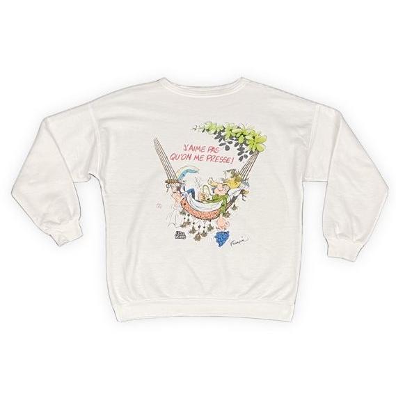 MADE IN USA 80's UNKNOWN ビンテージ スウェット アートプリント J