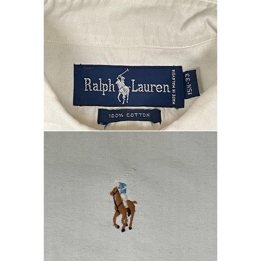 POLO RALPH LAUREN 新品未使用！シャツ　M 正規品 POLO RALPH LAUREN（ポロ・ラルフローレン） 90's マレーシア製 ラルフ