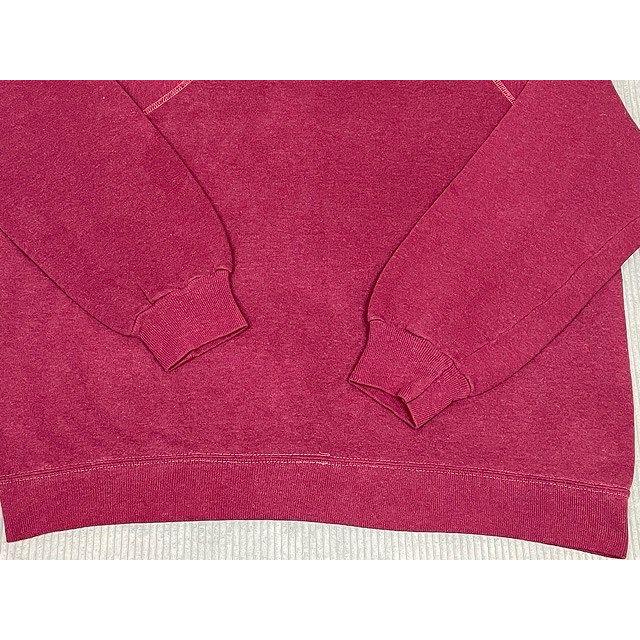 70's 米国製 SPORTS WEAR RN14666 ビンテージ スウェット ラグラン 無地 ブランク ソリッド バーガンディ L  [la-1558] | VINTAGE | 07
