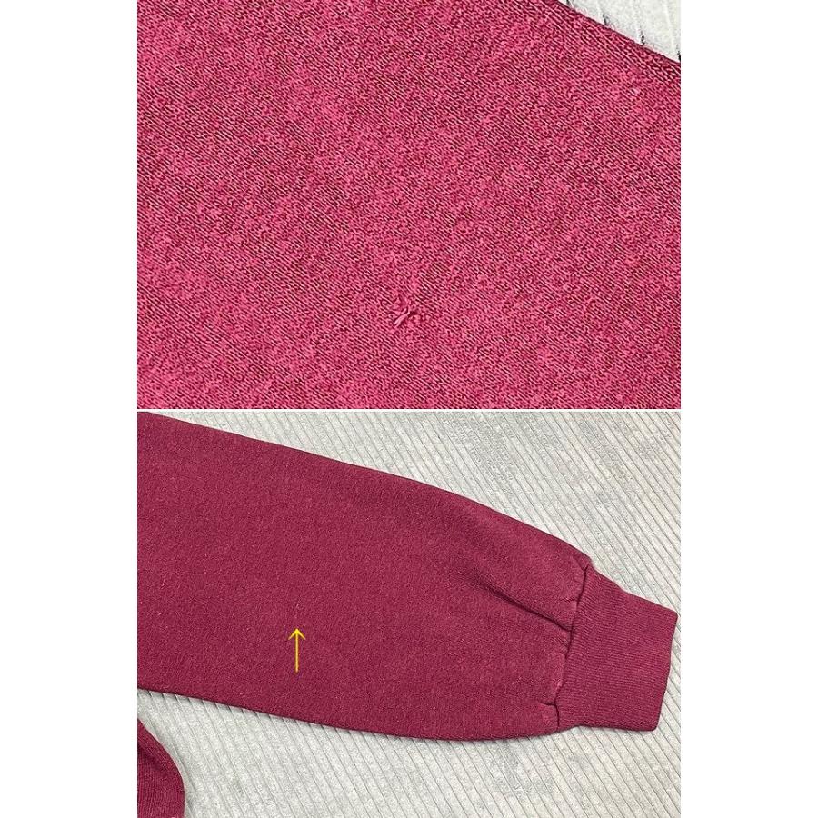 70's 米国製 SPORTS WEAR RN14666 ビンテージ スウェット ラグラン 無地 ブランク ソリッド バーガンディ L  [la-1558] | VINTAGE | 08