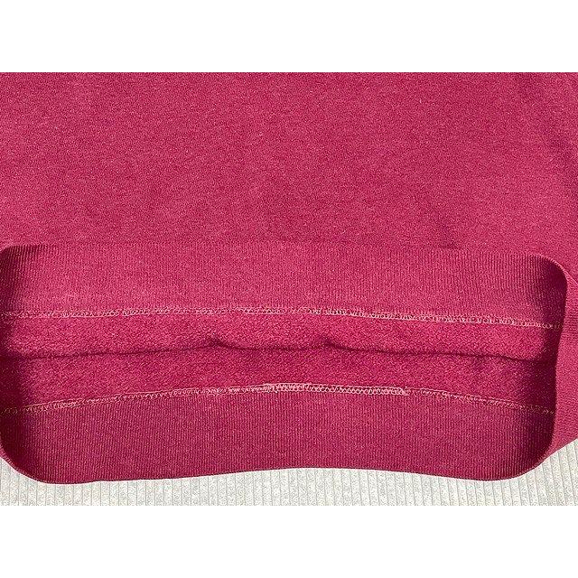 70's 米国製 SPORTS WEAR RN14666 ビンテージ スウェット ラグラン 無地 ブランク ソリッド バーガンディ L  [la-1558] | VINTAGE | 04