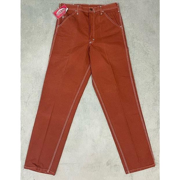 デッドストック 90's 米国製 MADE IN USA カーキジャングル KHAKI JUNGLE ペインターパンツ 後染 ブラウン W34L34 実寸W80L85 [la-1569] | KHAKI JUNGLE | 06