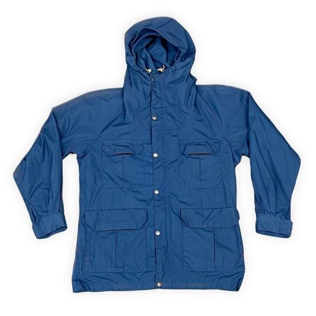 80's 米国製 ノースフェイス THE NORTH FACE 茶タグ マウンテンパーカ TALONジップ ネイビーブルー M [la-1575] | THE NORTH FACE