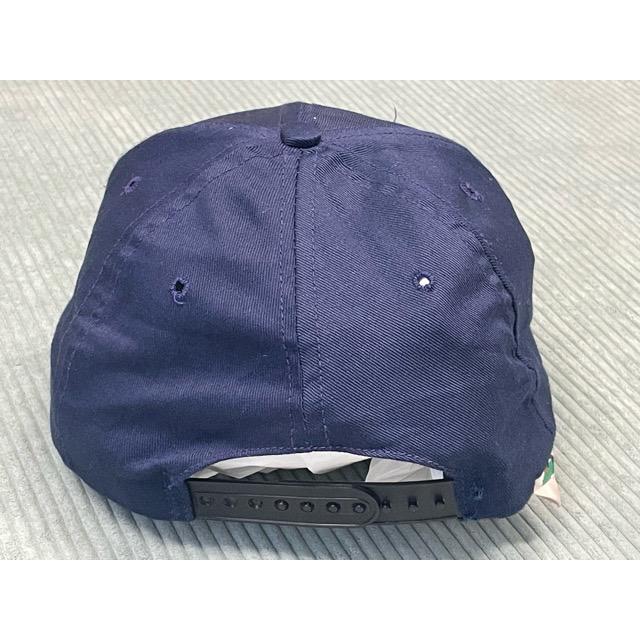 80's 米国製 CALIFORNIA HEAD WEAR ビンテージ ベースボール キャップ 帽子 無地 ソリッド ネイビー スナップバック [la-1584] | MADE IN USA | 05