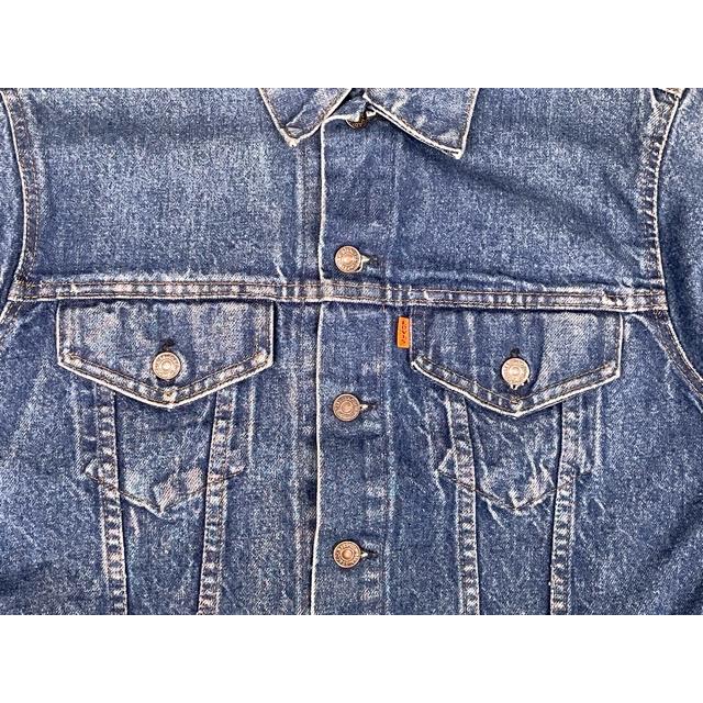 80's 米国製 リーバイス LEVI'S デニムジャケット 78706-0214 オレンジタブ 短丈 M [la-1609] | Levi's | 01