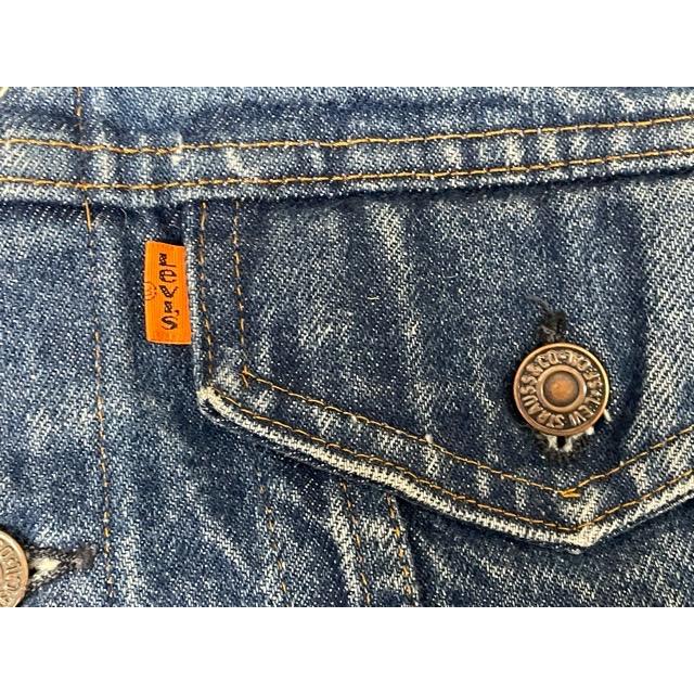 80's 米国製 リーバイス LEVI'S デニムジャケット 78706-0214 オレンジタブ 短丈 M [la-1609] | Levi's | 03