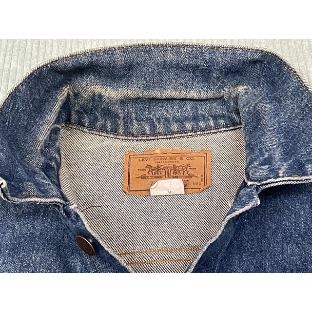 80's 米国製 リーバイス LEVI'S デニムジャケット 78706-0214 オレンジタブ 短丈 M [la-1609] | Levi's | 04