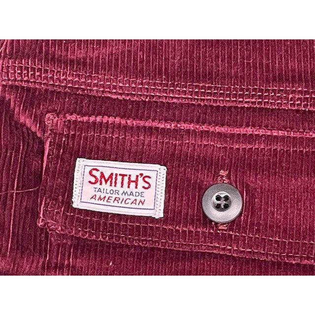 デッドストック 90's 米国製 スミス SMITH'S AMERICAN ショートパンツ コーデュロイ ブッシュパンツ バーガンディ W33  [la-1623] | SMITH'S AMERICAN | 06