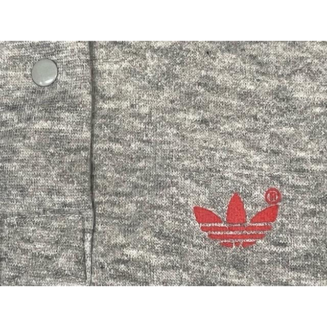 80's 米国製 ビンテージ アディダス adidas スウェット プルオーバー パーカー フーディ ハーフスナップ ウィメンズL 身幅50  [la-1647] | adidas | 03