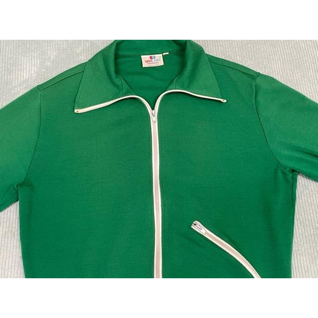 80's 韓国製 WHITE STAG ホワイトスタッグ ビンテージ ジャージ トラックトップ グリーン 緑 M [la-1652] | VINTAGE | 01