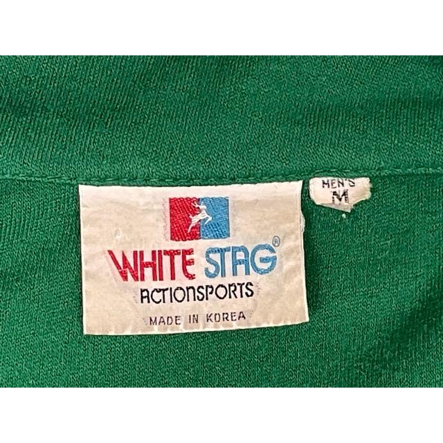 80's 韓国製 WHITE STAG ホワイトスタッグ ビンテージ ジャージ トラックトップ グリーン 緑 M [la-1652] | VINTAGE | 02