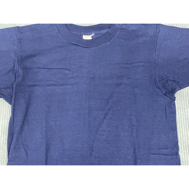 ミントコンデ 70's 米国製 RN13765 SCREEN STARS スクリーンスターズ Tシャツ 無地 ソリッド ネイビー L [la-1675] | SCREEN STARS | 01