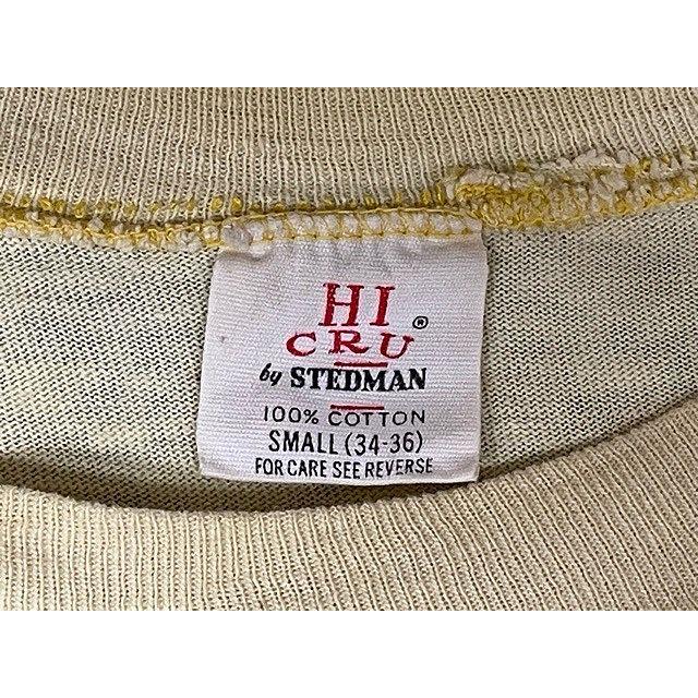 70's 米国製 HI CRU by STEDMAN ビンテージ Tシャツ 長袖 Vans バンズ SOUTH SHORE オールドスケート ボロ イエロー S [la-1690] | VANS | 02