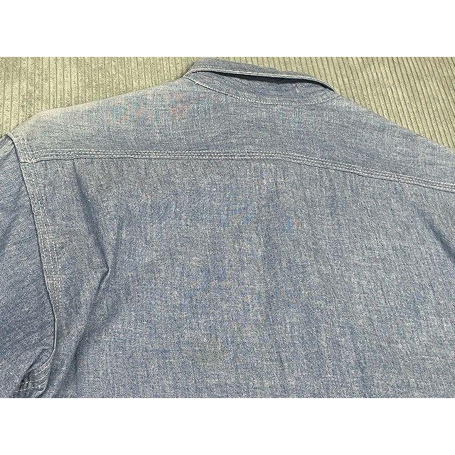 80's 米国製 ビッグマック BIG MAC JCPenney シャンブレー ワークシャツ 長袖 chambray Shirt 綿100% [la-1702] | BIG MAC | 08