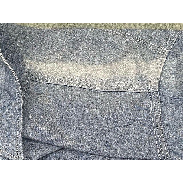 80's 米国製 ビッグマック BIG MAC JCPenney シャンブレー ワークシャツ 長袖 chambray Shirt 綿100% [la-1702] | BIG MAC | 04