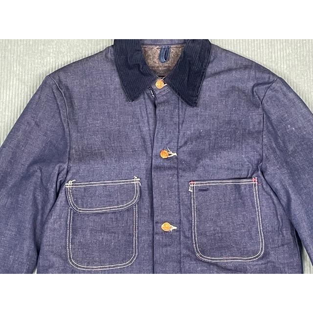 デッド 70's 米国製 ブルーベル BLUE BELL Wrangler ビンテージ カバーオール LINED COAT ブランケット 34 着丈75 身幅53 [la-1729] | VINTAGE | 01