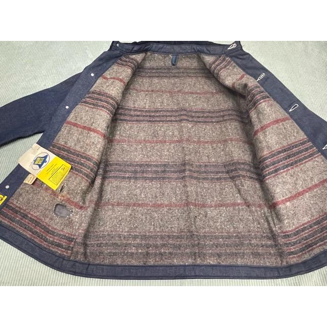 デッド 70's 米国製 ブルーベル BLUE BELL Wrangler ビンテージ カバーオール LINED COAT ブランケット 34 着丈75 身幅53 [la-1729] | VINTAGE | 05