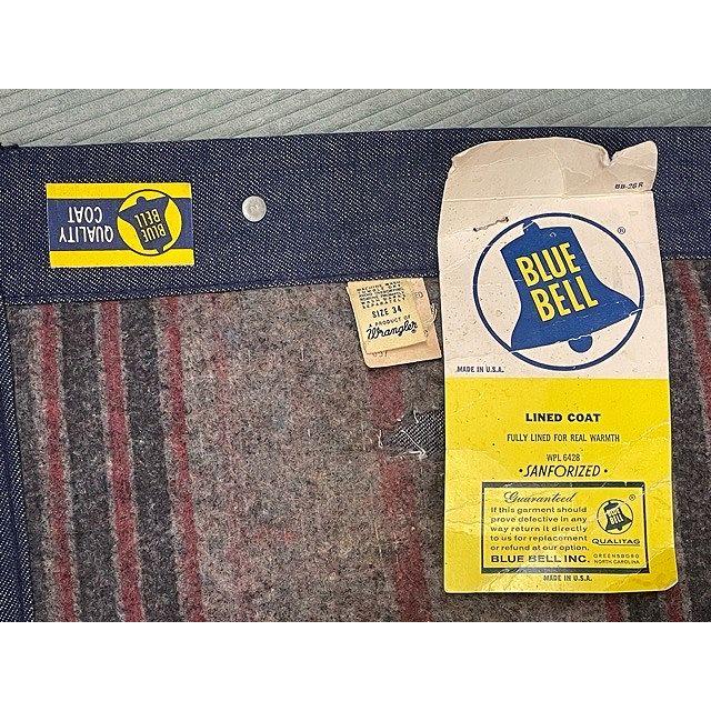 デッド 70's 米国製 ブルーベル BLUE BELL Wrangler ビンテージ カバーオール LINED COAT ブランケット 34 着丈75 身幅53 [la-1729] | VINTAGE | 02