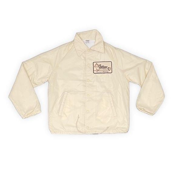 90's 米国製 Namark Cap & Emblem ビンテージ ナイロン コーチジャケット Art Jetter＆COMPANY ワッペン トープ S [la-1735] | MADE IN USA