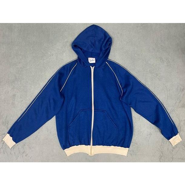 80's パルムビーチ Palm Beach SPORTS ビンテージトラックトップ アクリル ジャージ フーディ フルジップ  着丈64 身幅62 [la-1760] | VINTAGE | 06