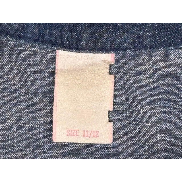 60's 70's ガールズ レディース ビンテージ デニム ワンピース シャツ スナップボタン SCOVILL 11/12  [la-1801] | VINTAGE | 02