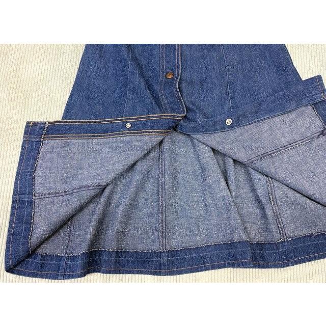 60's 70's ガールズ レディース ビンテージ デニム ワンピース シャツ スナップボタン SCOVILL 11/12  [la-1801] | VINTAGE | 04