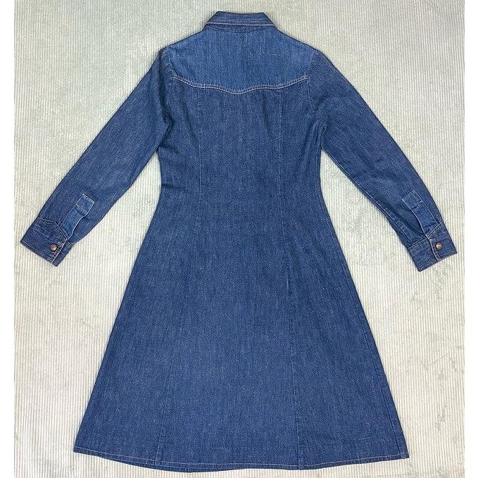60's 70's ガールズ レディース ビンテージ デニム ワンピース シャツ スナップボタン SCOVILL 11/12  [la-1801] | VINTAGE | 07