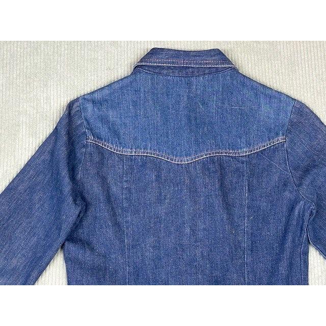 60's 70's ガールズ レディース ビンテージ デニム ワンピース シャツ スナップボタン SCOVILL 11/12  [la-1801] | VINTAGE | 08