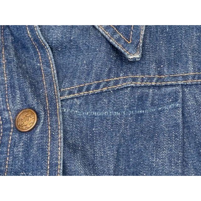 60's 70's ガールズ レディース ビンテージ デニム ワンピース シャツ スナップボタン SCOVILL 11/12  [la-1801] | VINTAGE | 05