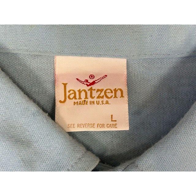 70’s 80's 米国製 ジャンセン Jantzen ビンテージ ポロシャツ レトロ 肩切り替え ライトブルー L [la-1806] | Jantzen | 02