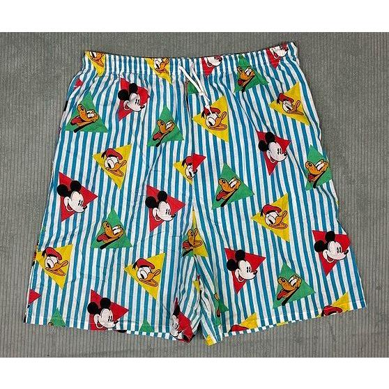 80's 90's 米国製 Mickey&Co by J.G.HOOK ビンテージ ショートパンツ ハーフパンツ 総柄 ミッキー ドナルド プルート XL [la-1889] | Disney | 04
